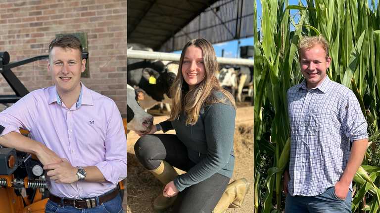 Harper Adams University trio named as finalists in Farmers Weekly Agricultural Student of the Year awards