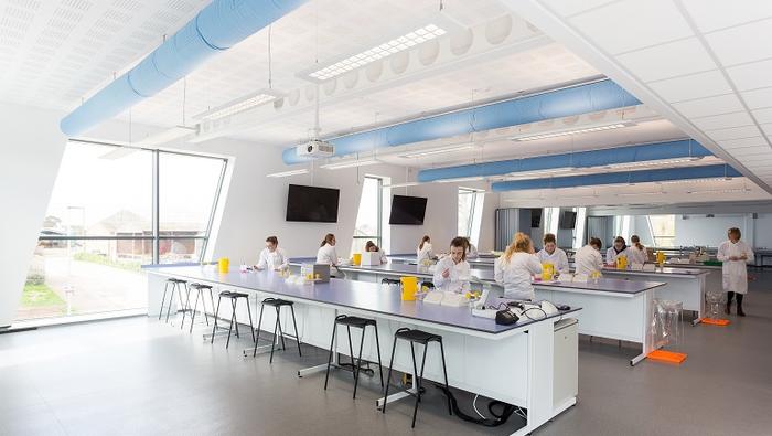 Teaching in the Harper Adams labs