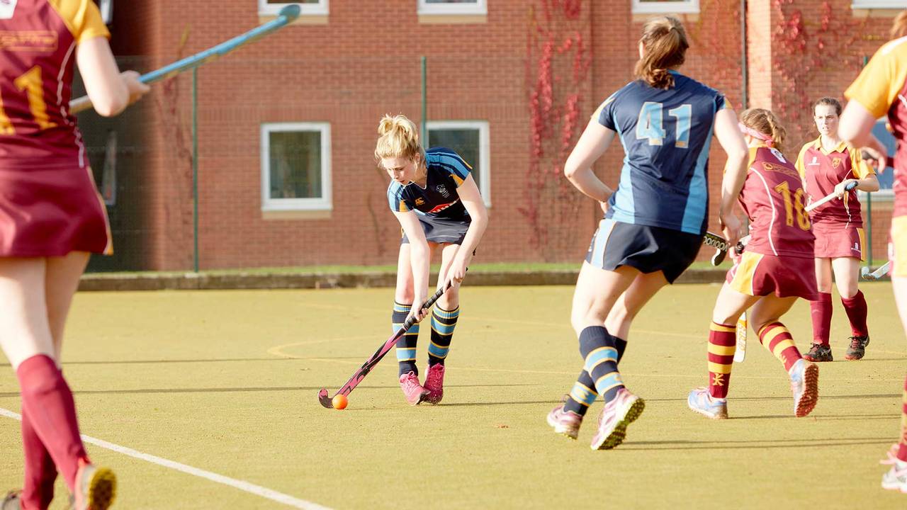 Women's hockey match