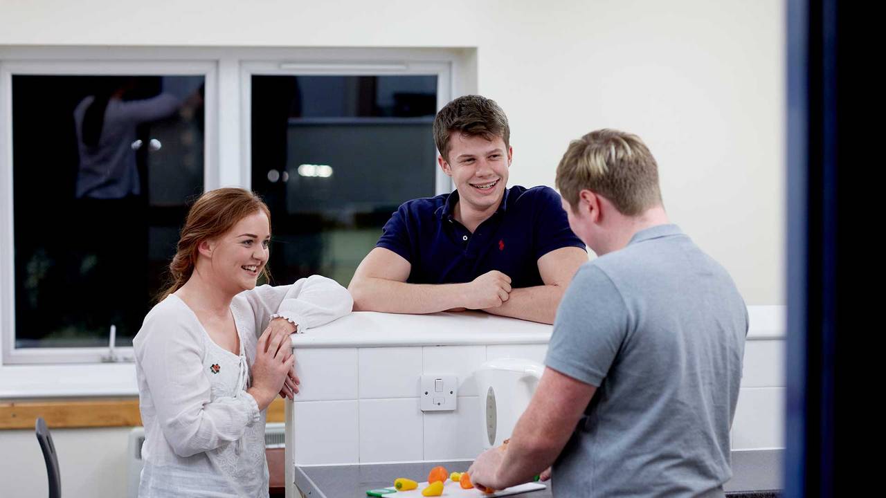 Students in Halls