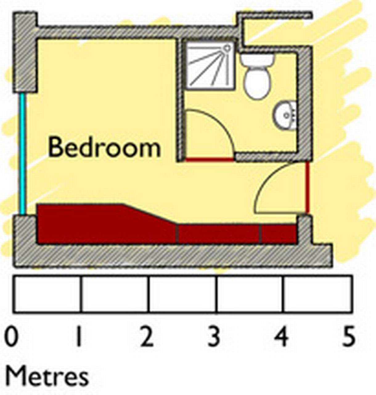Typical Gloucester room floorplan