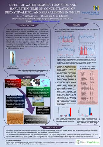 Poster presented in the 7th Conference of the World Mycotoxin Forum and the XIIIth IUPAC International Symposium on Mycotoxins and Phycotoxins, Rotterdam, the Netherlands, 5-9 November 2012.
